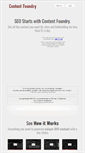 Mobile Screenshot of contentfoundry.net